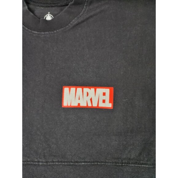 Disney Marvel Avengers Spirit Jersey Size Small Black Long Sleeve - Picture 3 of 9